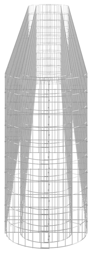Canteiro elevado/cesto gabião 540x50x100 cm ferro galvanizado