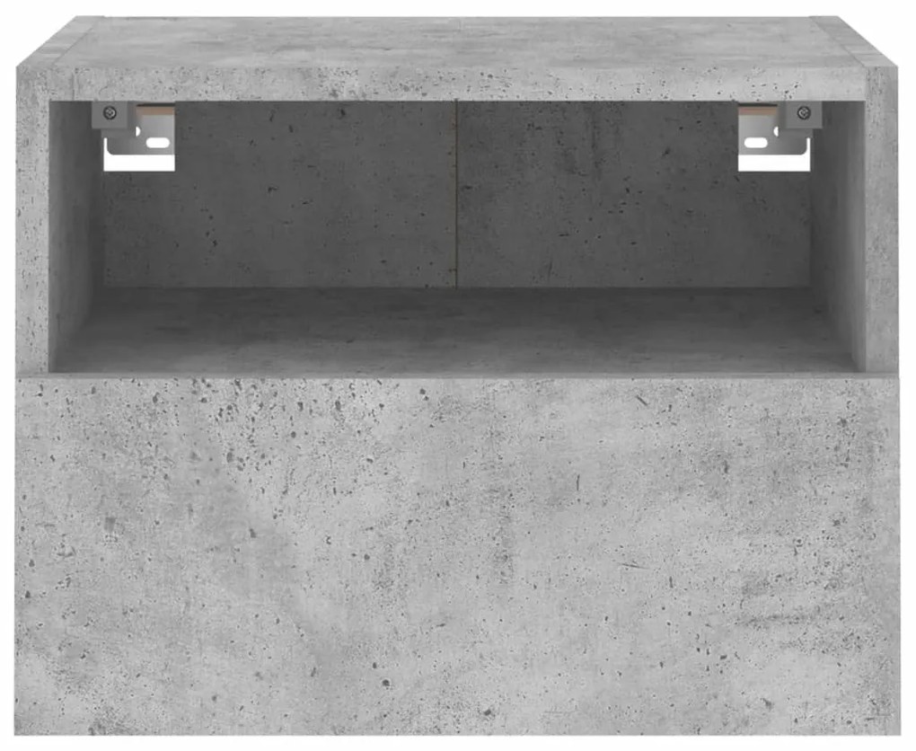 Móveis parede TV 2 pcs 40x30x30 cm deriv. madeira cinza cimento