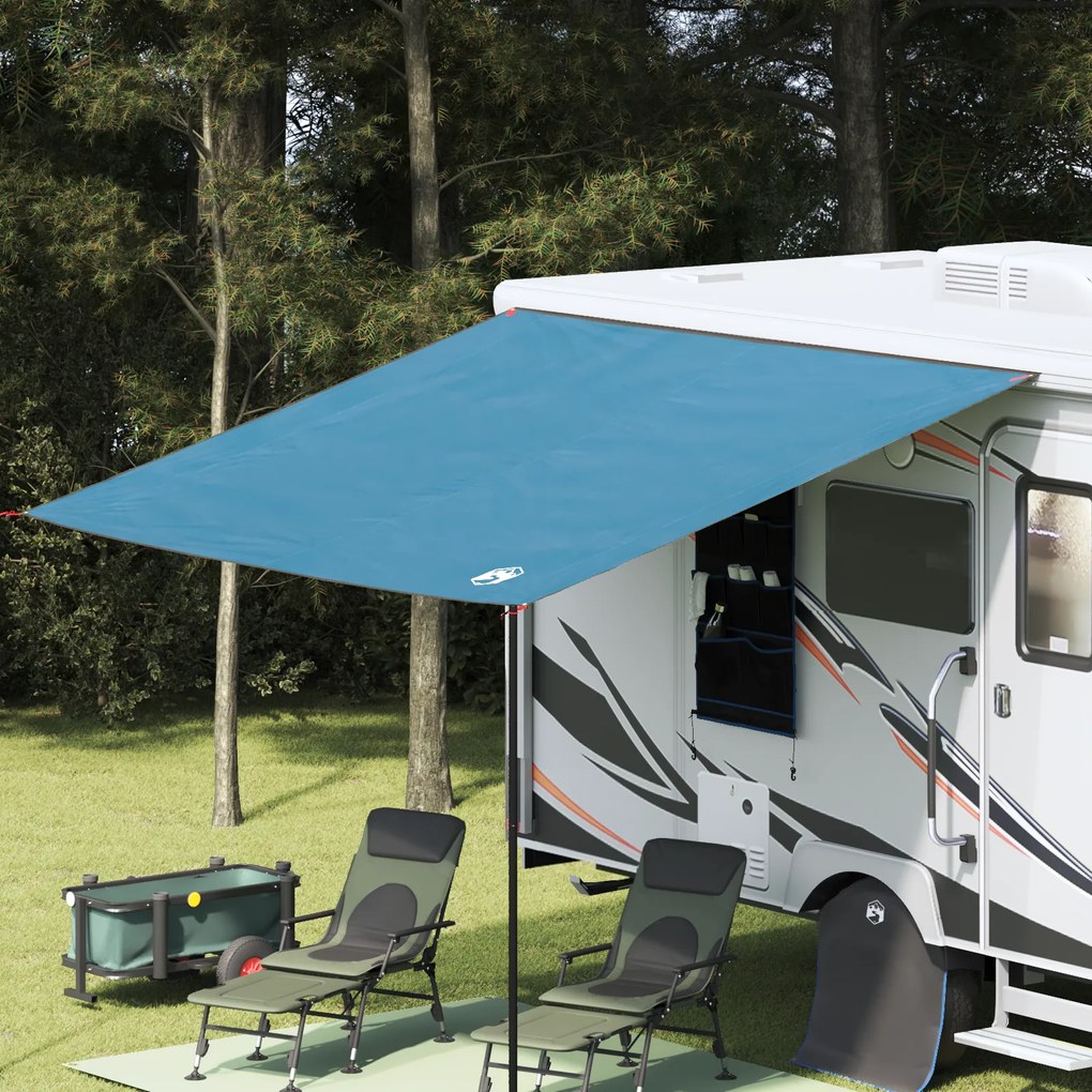 vidaXL Toldo Azul para Caravana 300 x 240 cm - Impermeável