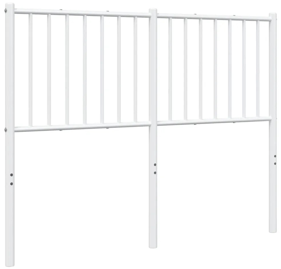 Cabeceira de cama 120 cm metal branco
