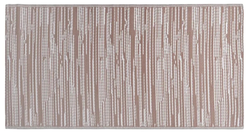 Tapete de exterior 190x290 cm ARAKIL PP castanho