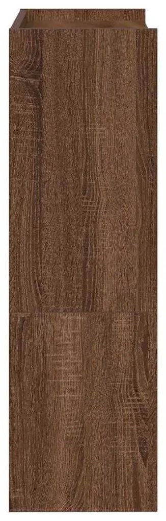 Sapateira 60x25x81 cm derivados de madeira carvalho castanho