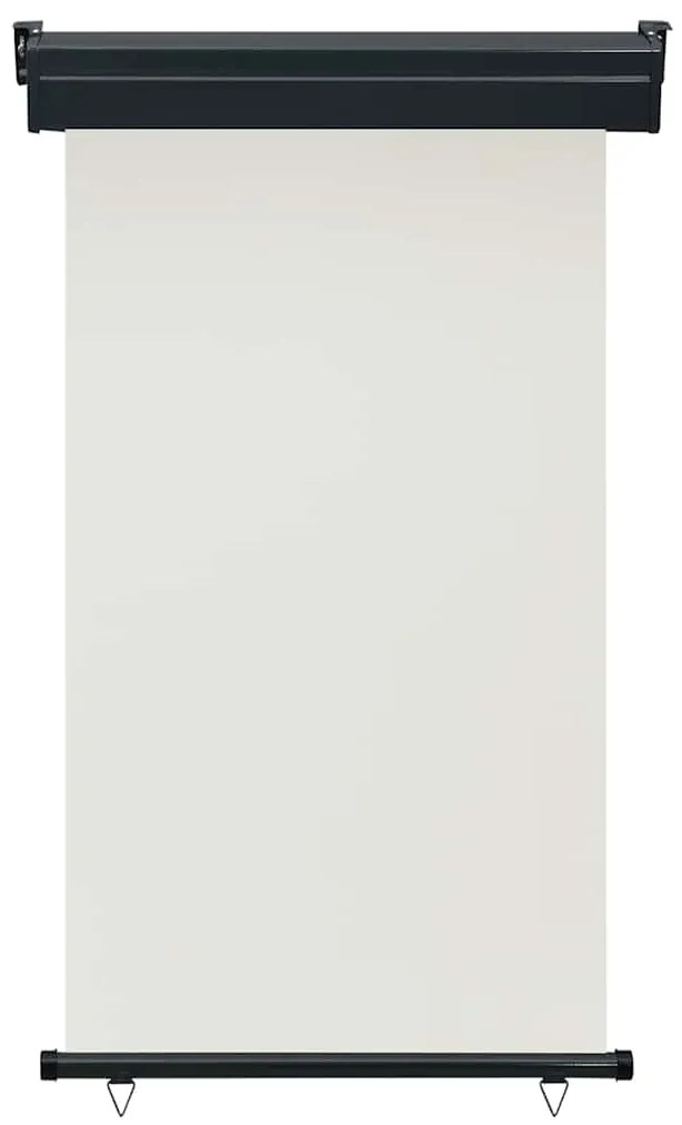 Toldo lateral para varanda 100x250 cm creme