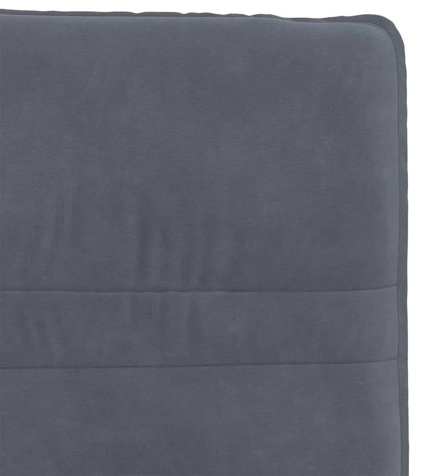 Cadeiras de jantar 6 pcs veludo cinzento-escuro