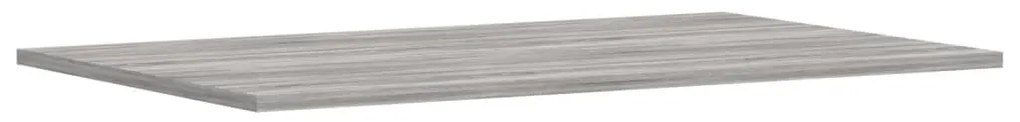 Prateleiras de parede 4pcs derivados de madeira cinzento sonoma