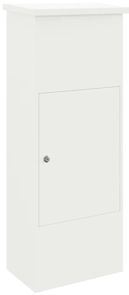 Caixa para entrega de pacotes Branco 44,5 x 29 x 110,5 cm Aço