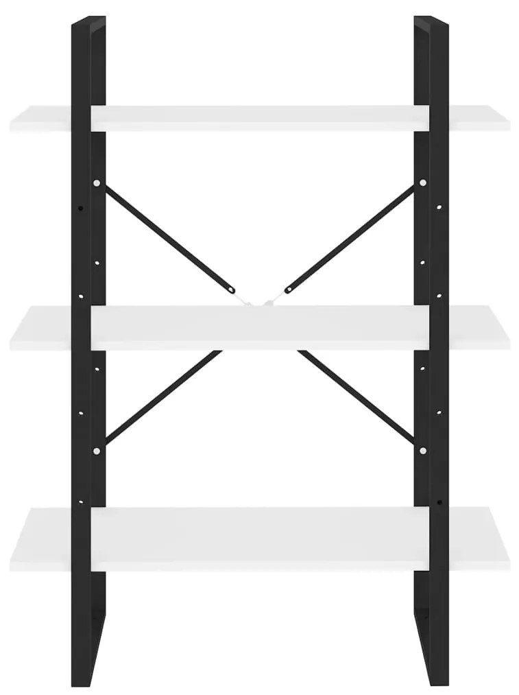 Estante 80x30x105 cm contraplacado branco