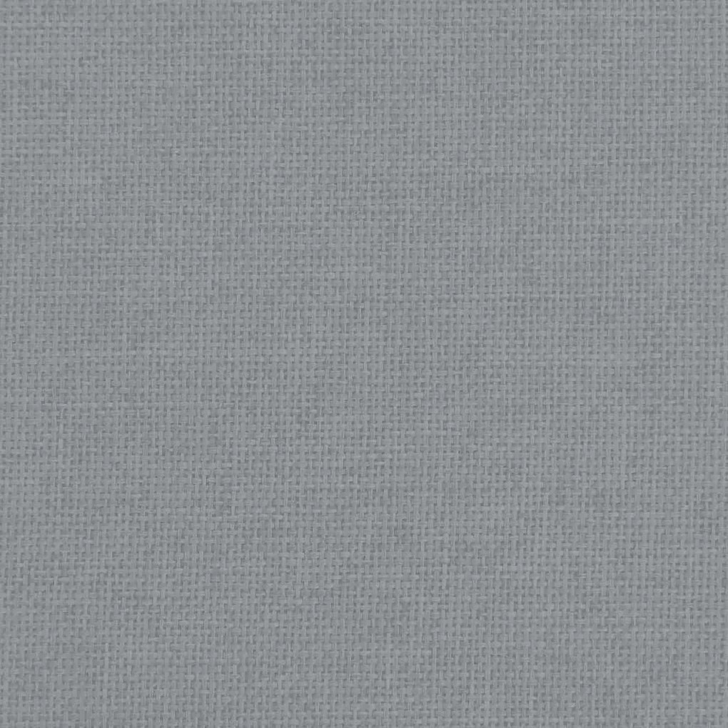 Sofá infantil 90x53x30 cm tecido cinzento-claro