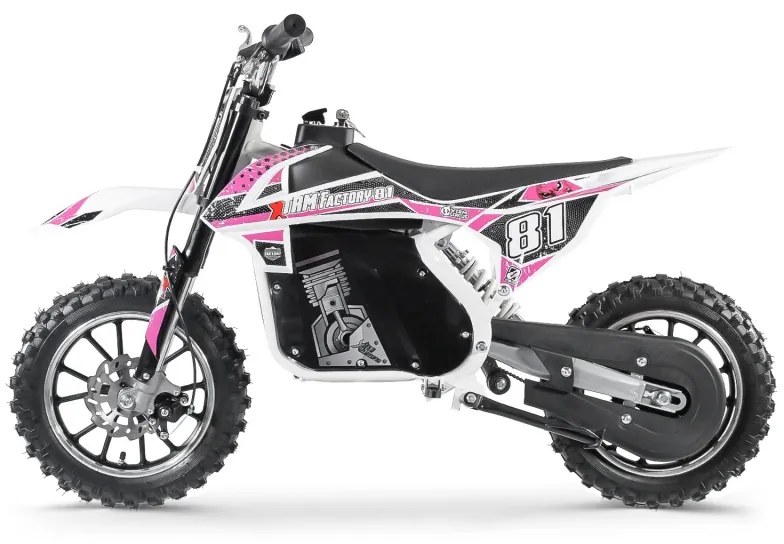 MOTO CRIANÇA 500W MX elétrica Rosa