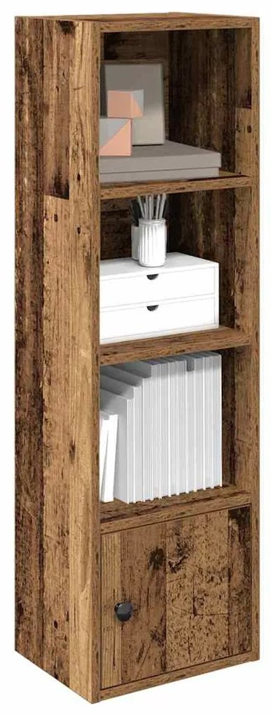 vidaXL Estante 31x24x102 cm derivados de madeira madeira velha