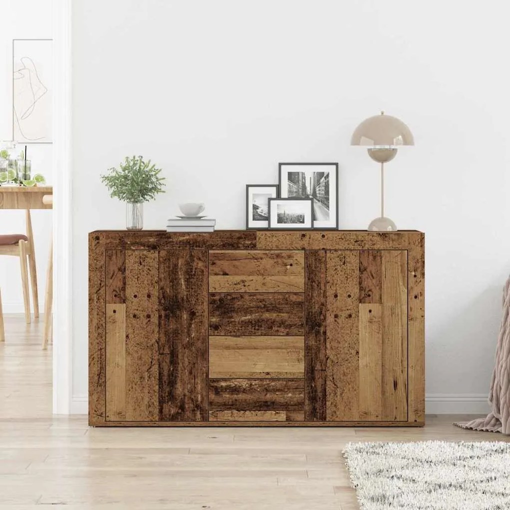 Buffet Madeira antiga Madeira recuperada maciça 120 x 36 x 69 cm
