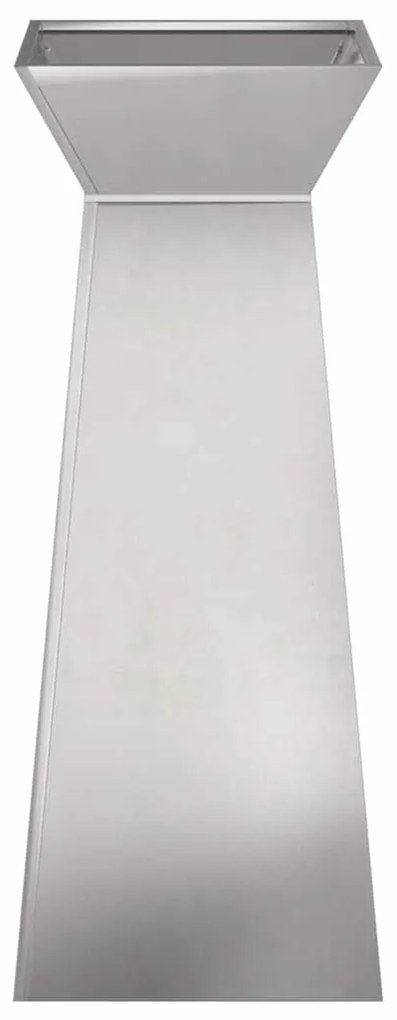 Vasos de Pilar para Jardim - 2 peças com Bowl de 40x40x100 cm em Aço I