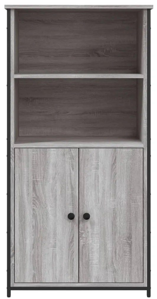 Aparador alto 62x36x121,5 cm derivados de madeira cinza sonoma