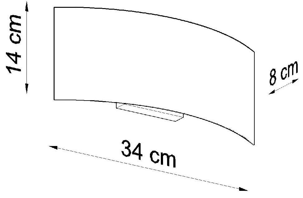 Aplique Candeeiro de parede Aço MAGNUS Branco