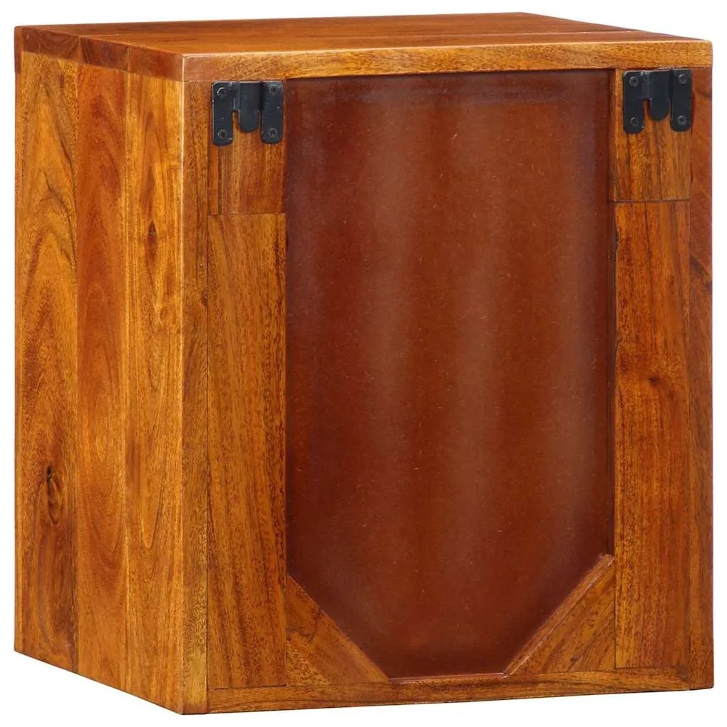 Mesa de Cabeceira 35x30x40 cm Madeira Maciça Acácia