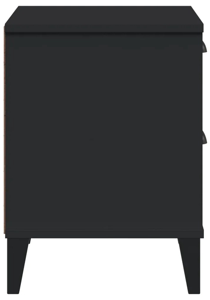 Mesa de cabeceira VIKEN derivados de madeira preto