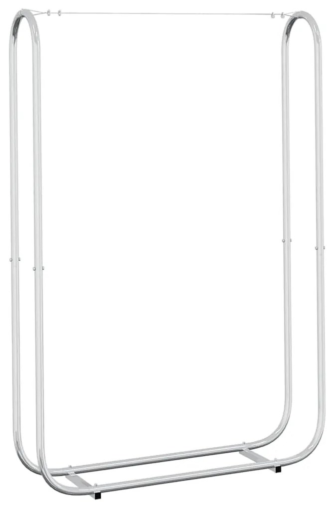 Suporte para lenha 100x25x150 cm aço galvanizado