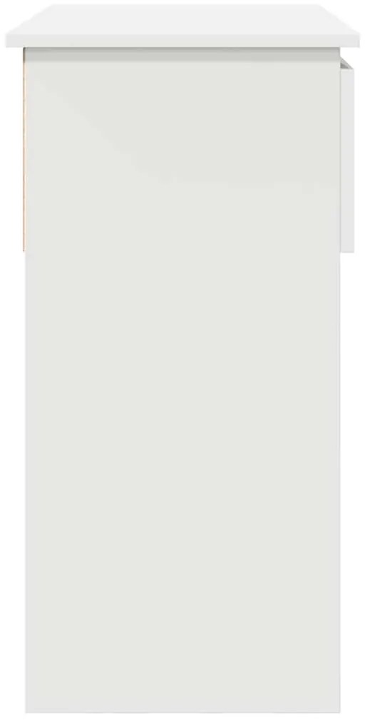 Mesa consola com gavetas 85,5x38,5x74,5 cm branco