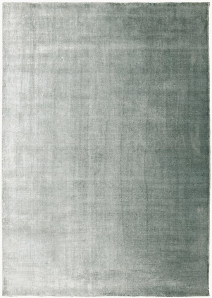Tapete artesanal de viscose de pelo curto Simplicity