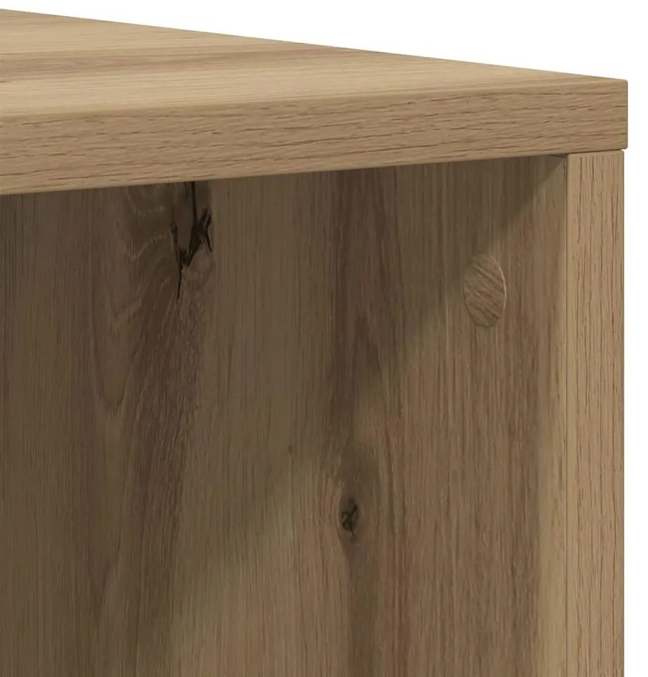 Conjunto de móvel de TV 2 pcs Carvalho Artesanal