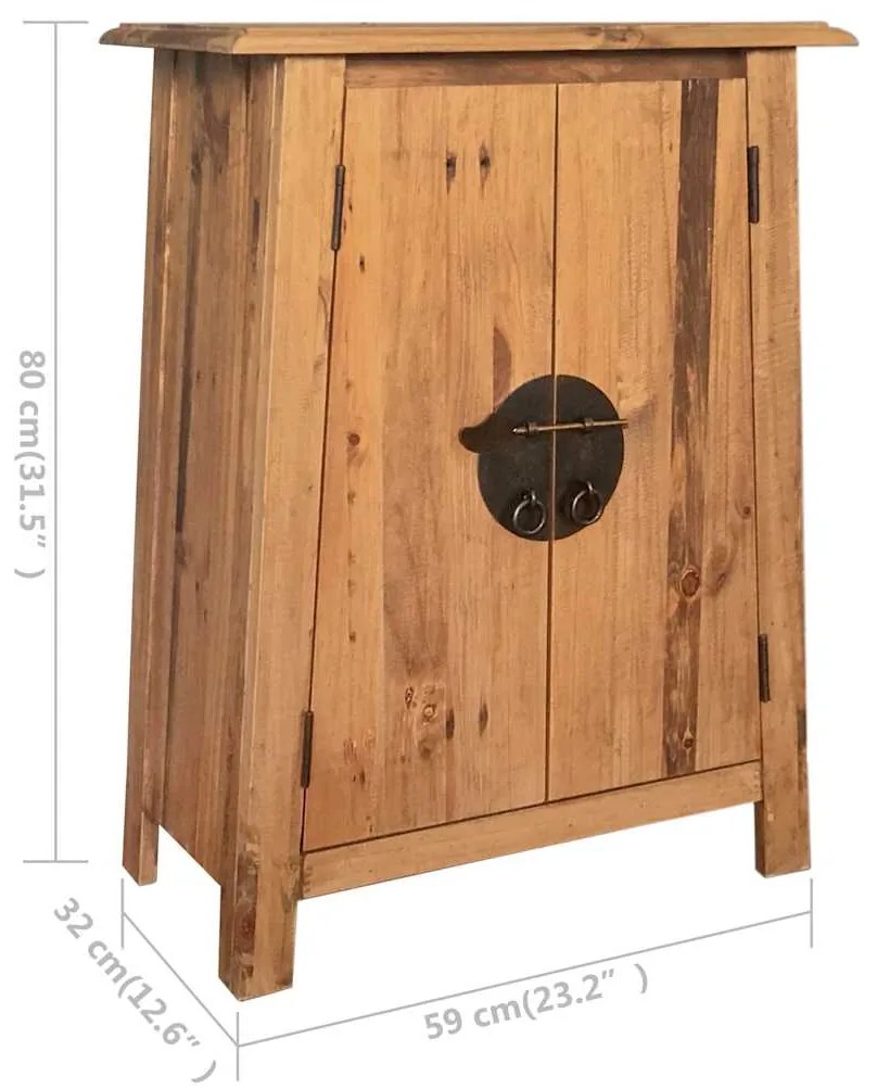 Móvel apoio p/ casa de banho pinho maciço 59x32x80cm