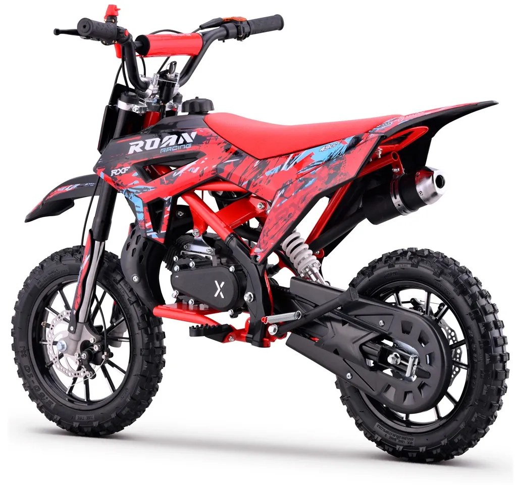 MINI MOTO PARA CRIANÇAS MiniCross Roan RXF 49cc 4.5CV Vermelha