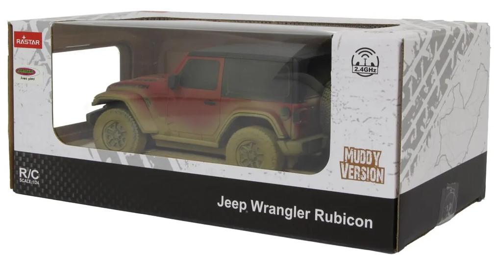 Carro Telecomandado Jeep Wrangler Rubicon 1:24 2,4GHz C/ Lama