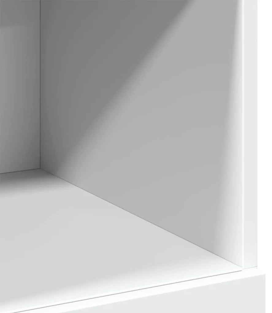Armário alto 80x42,5x124 cm derivados de madeira branco