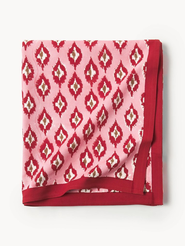 Toalha de mesa de algodão artesanal Atahan