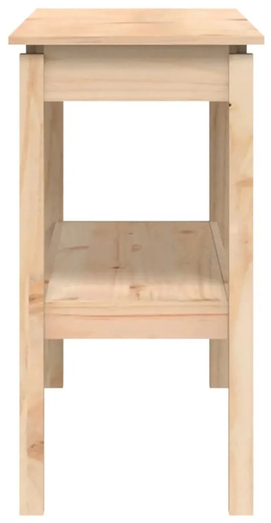 Mesa consola 110x40x75 cm madeira de pinho maciça