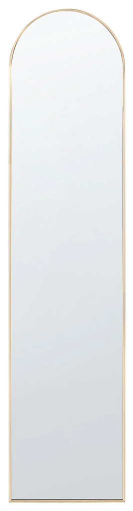 Espelho de pé dourado 36 x 150 cm BAGNOLET Beliani