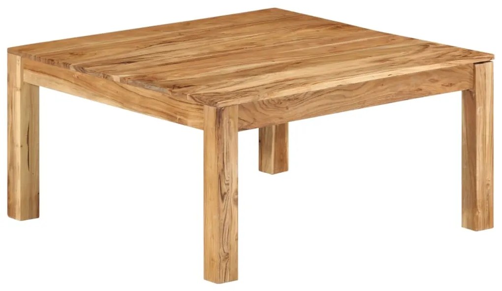 Mesa de centro 80x80x40 cm madeira de acácia maciça
