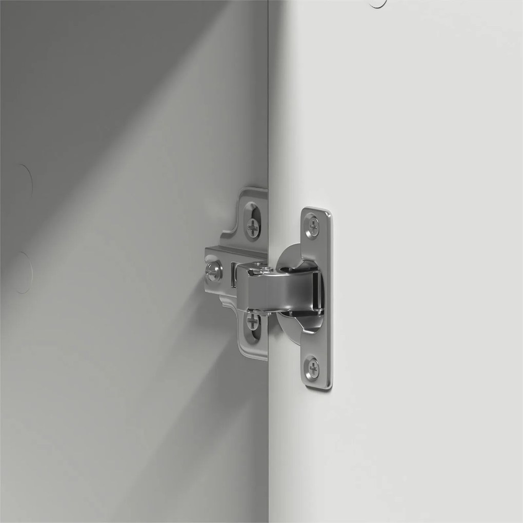 Guarda-roupa Branco 55x25x189 cm Madeira Engenharia