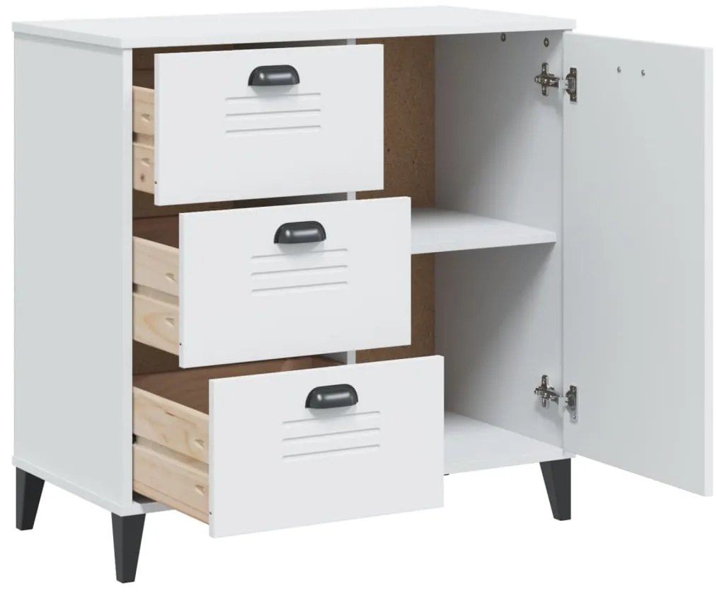 Aparador VIKEN 80x40x80 cm derivados de madeira branco