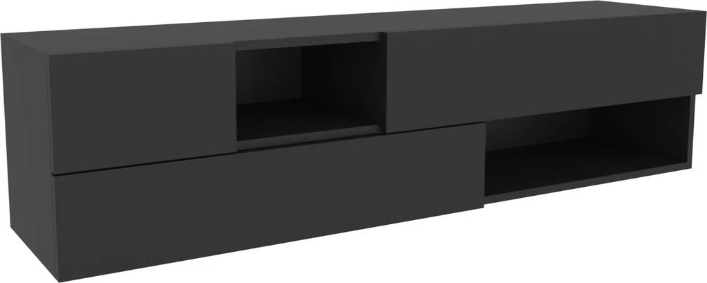 Móvel TV Morton – Antracite – 160 cm x 37,7 cm x 40 cm