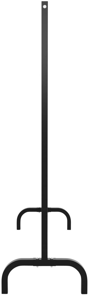 Cabideiro Lara em metal 120 x 38 x 120 cm Preto
