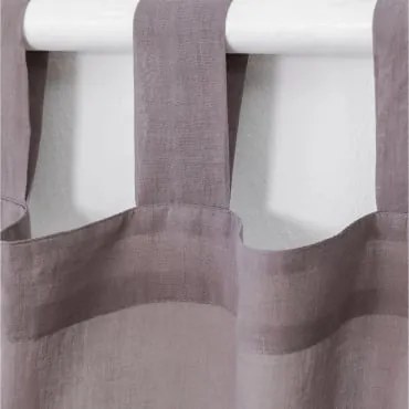 Cortina De 140x260 Cm Em Algodão Soyler Rosa Malva Pálido - Sklum