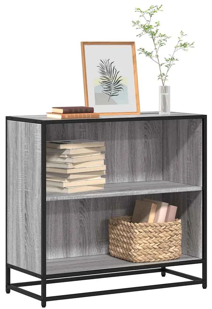Estante 80,5x35x76 cm derivados de madeira cinzento sonoma