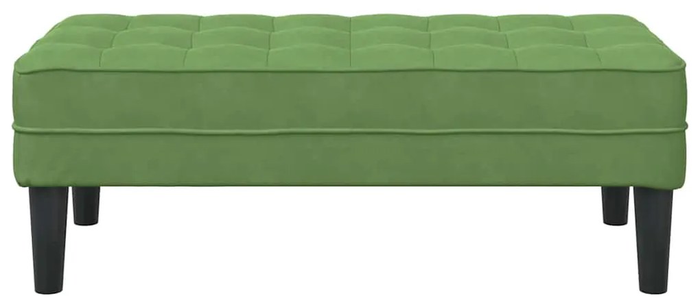 Banco Verde Claro 113x57x39 cm Veludo