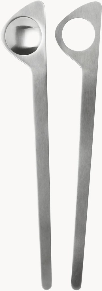Conjunto de talheres para salada em aço inoxidável Arne Jacobsen