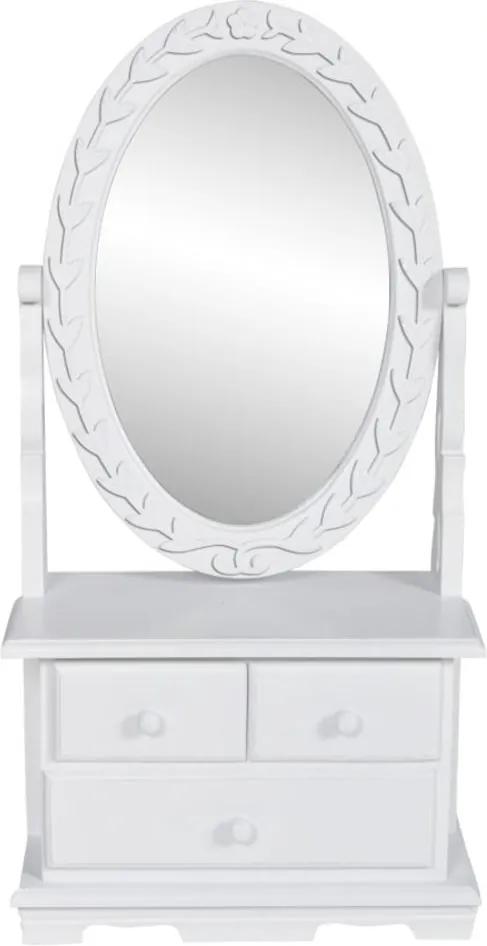 Toucador com espelho oval