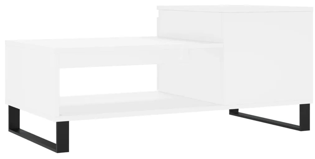 Mesa de centro 100x50x45 cm derivados de madeira branco