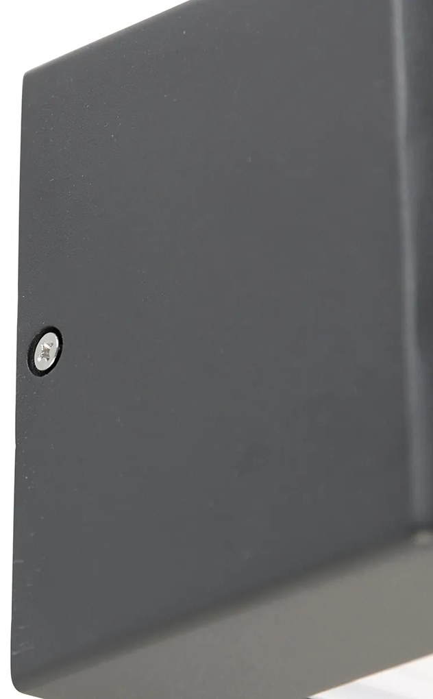 Candeeiro de parede moderno antracite IP44 - Hurricane 1 Moderno