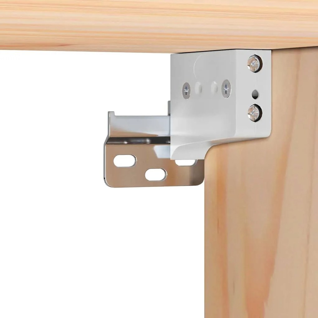 Mesa-de-cabeceira com gaveta Montado na parede Castanho 38 x 36 x 29,5