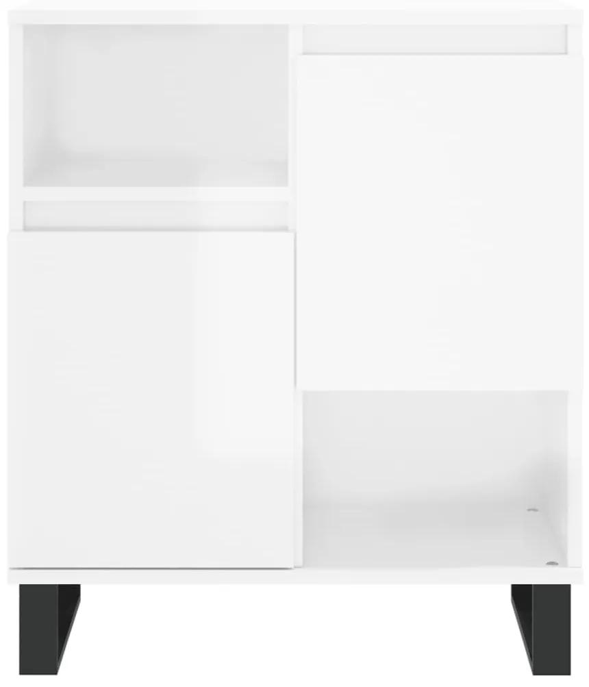 Aparador Portucale de 120cm - Branco Brilhante - Design Moderno