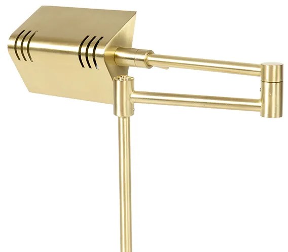 Candeeiro de mesa design dourado com LED e dimmer tátil - Notia Moderno