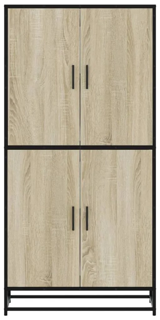 Armário alto 68x35x139 cm derivados de madeira carvalho sonoma