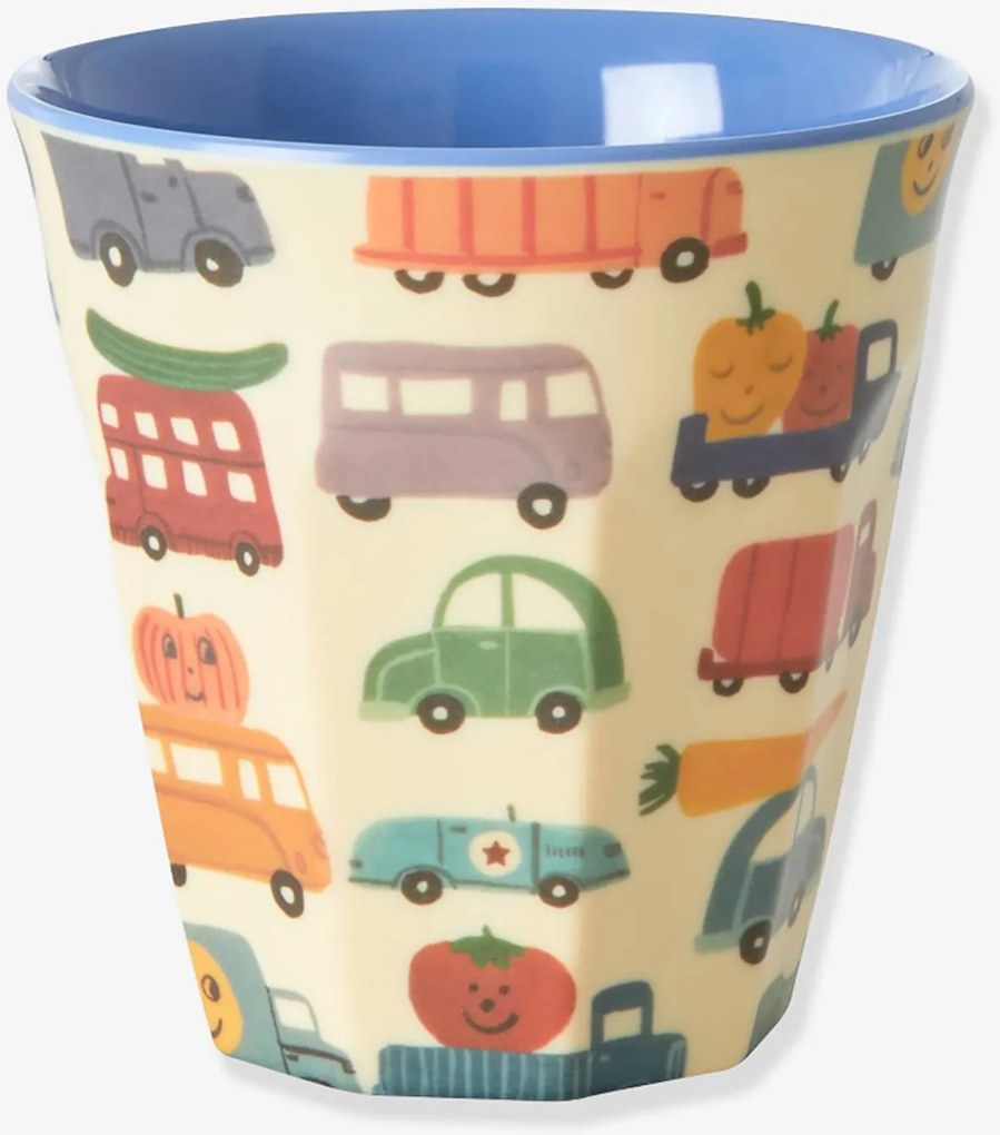 Copo de melamina médio para crianças HAPPY CARS rice 250 ml multicolor