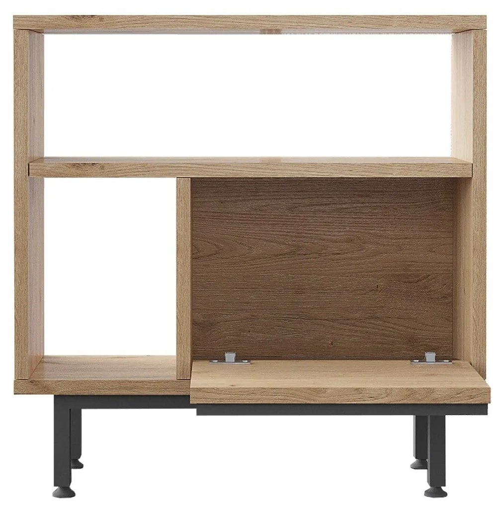 Mesa de Apoio ON6 – Nogueira – 60x60x25,5 cm