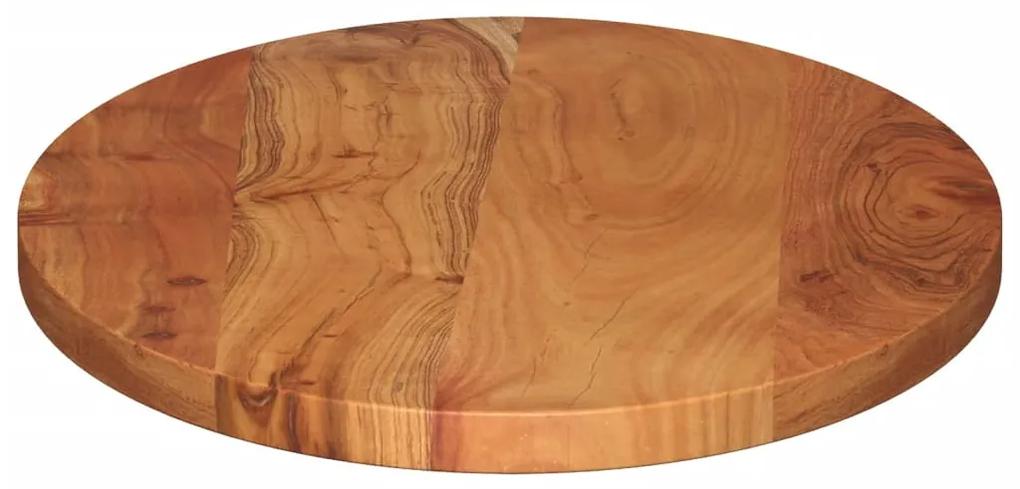 Tampo de mesa oval 110x50x3,8 cm madeira de acácia maciça